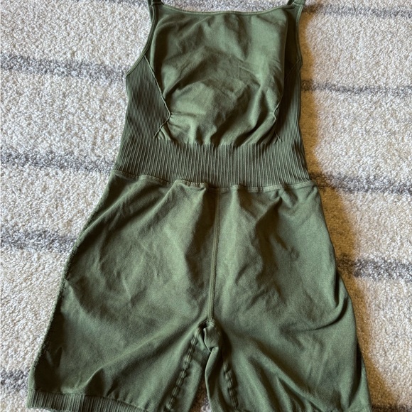 Free People Olive Green Jumpsuit - Picture 10 of 12